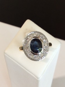saphir diamants